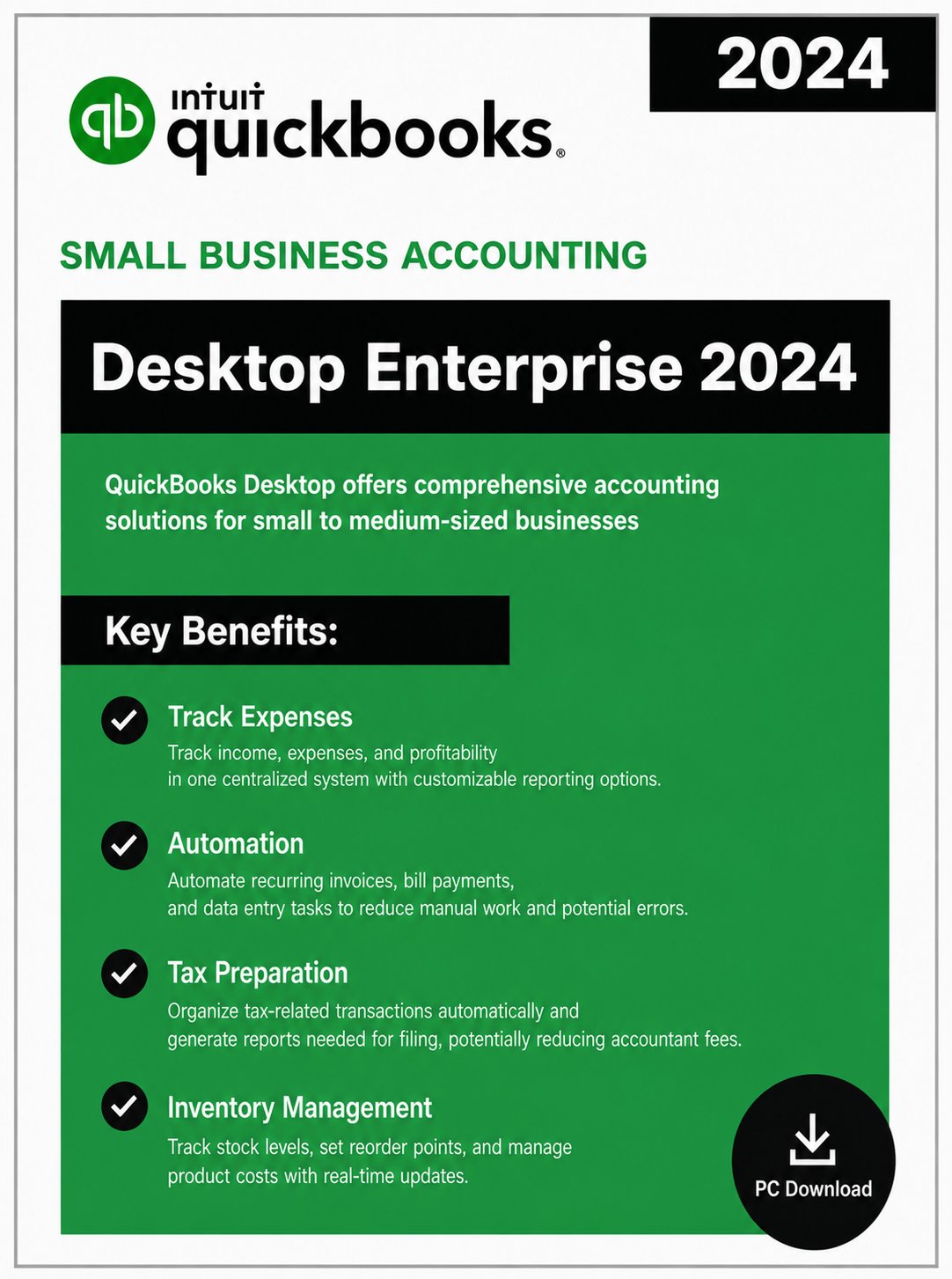 Quickbooks Desktop enterprise 2024