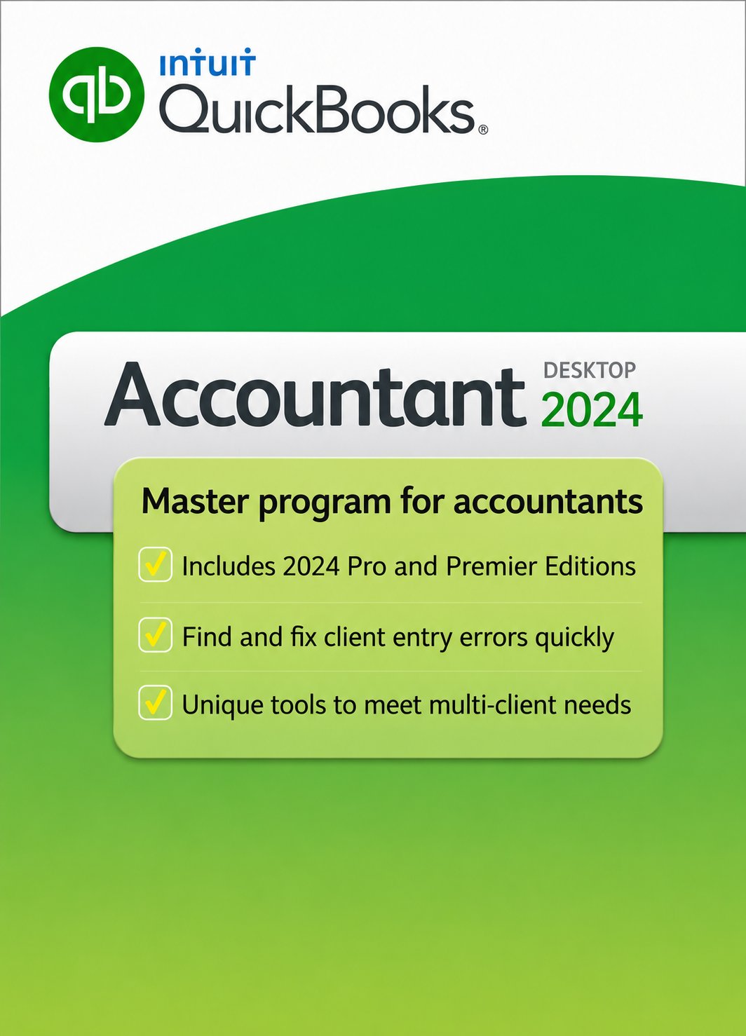Quickbooks accountant desktop 2024