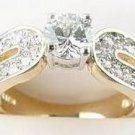Diamond Cubic Zirconia Engagement Ring size 11