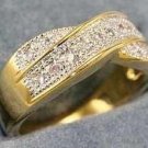 Diamond Cubic Zirconia Ring size 6