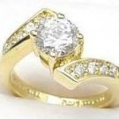 Unbelievable Diamond Cubic Zirconia Ring size 11