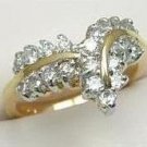 Diamond Cubic Zirconia Dinner Ring size 11