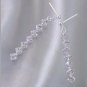 925 Sterling Silver diamond Austrian Crystal Earrings