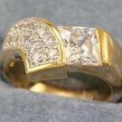 Brilliant Diamond Cubic Zirconia Ring size 8