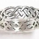 Braided Solid Sterling Silver Ring size 7