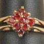 Reversible Simulated Citrine Ring size 9