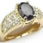 Genuine Garnet Diamond CZ Ring size 4