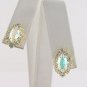 Aurora Borealis Diamond cz Earrings