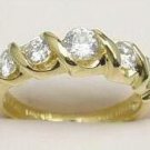 Diamond cz Anniversary Ring size 8