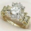 2ct Diamond CZ Dinner Ring size 9