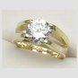 Stylish Diamond Cubic Zirconia Dinner Ring size 5