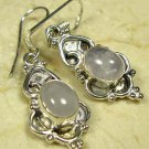 Rose Quartz Sterling Silver Earrings