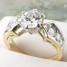 Diamond Cubic Zirconia Engagement Ring size 6
