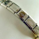 Mens Stainless Steel Italian Charm Bracelet