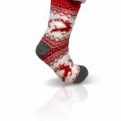 Cozy Sherpa Slipper Socks with Anti-Skid Grippers Size 9-11
