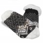 Cozy Sherpa Slipper Socks with Anti-Skid Grippers Size 9-11
