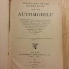 What Every Owner Should Know About His Automobile, 1914, New York
