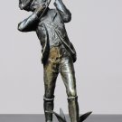 Decor Art. Bronze Sculpture. Shooting hunter.