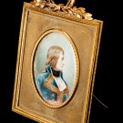 Decor Art France Renner Delaroche Ivory miniature Portrait of Napoleon Bonaparte