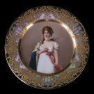 Decor Art Austria Porcelain Plate with a portrait - Louise the Queen of Prussia