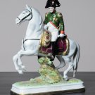 Decor Art. Thuringia Scheibe-Alsbach Porcelain Sculpture. Napoleon on the horse.