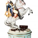 Decor Art. Germany. Porcelain Sculpture Young Napoleon on the rampant horse.