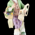 Decor Art. Germany. Meissen Figurine. Grapes seller with scales.