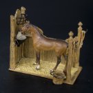 Decor Art. Austria. Bronze Figurine. Horse in a stall.