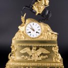 Decor Art France Bronze Mantle Clock - Napoleon on a horse