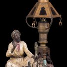 Decor Art. Austria. Bergman Bronze. Lamp Seller of statuettes.