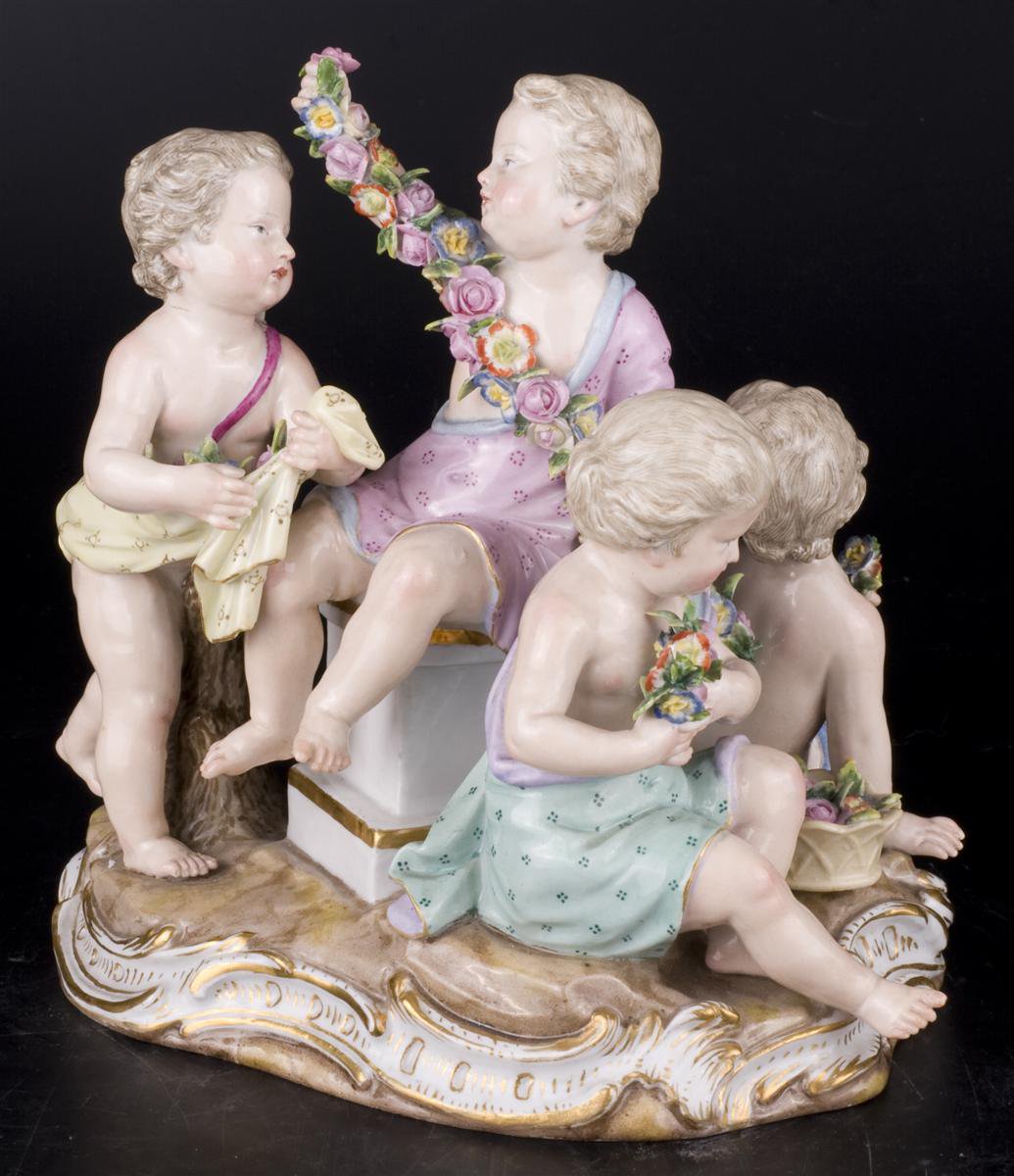 Decor Art. Germany. Meissen Sculpture. Spring from the Seasons series.