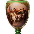 Decor Art Austria Porcelain Vase Decorated Napoleon with commanders