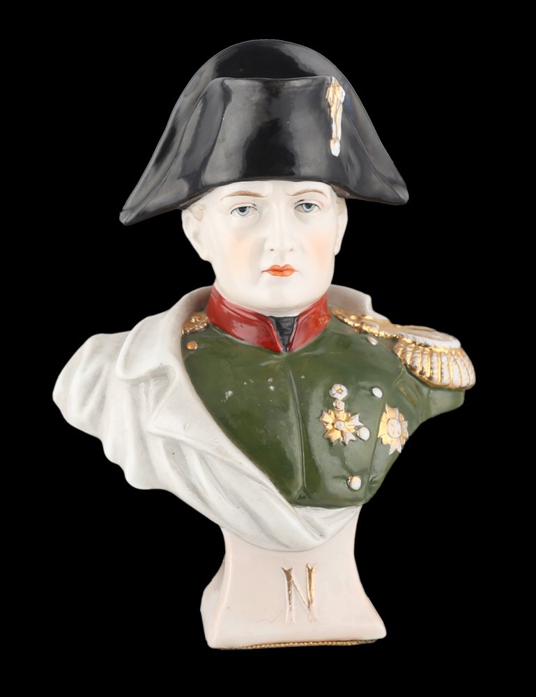 Decor Art. Germany. Porcelain Bust. Napoleon.