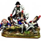 Decor Art. Figurine ”Napoleon on the battlefield by the table with a map