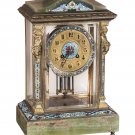 Decor Art France Bronze Mantel clock with chimes with putti figurines