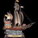 Decor Art. Austria. Bergman Bronze. Lamp Sailboat.