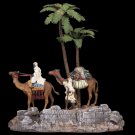 Decor Art Austria Bergman Bronze Sculpture Two camels Whippers Ancient Town