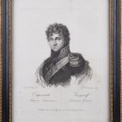F.Vendramini. Stroganov General Lieutenant. Drypoint Engraving Boydell & C° 1813