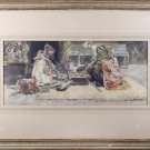 Adamson. Arabs Playing Chess. Watercolor. 1915.
