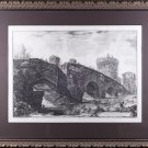 Piranesi Giovanni Battista. Lugano Bridge via Agenne. Italy early XIX cent