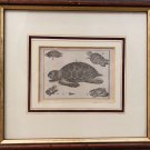 Small lithography ""Turtles"". Lithography.