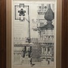 Croquis dArchitecture Annee Intime-Club. Lithography.