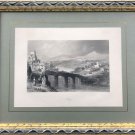 W.H. Bartlett. C. Cousen. ""BRAY"". Lithography.
