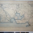 Atlas des ports de France. Carte du Rhone a Marseille