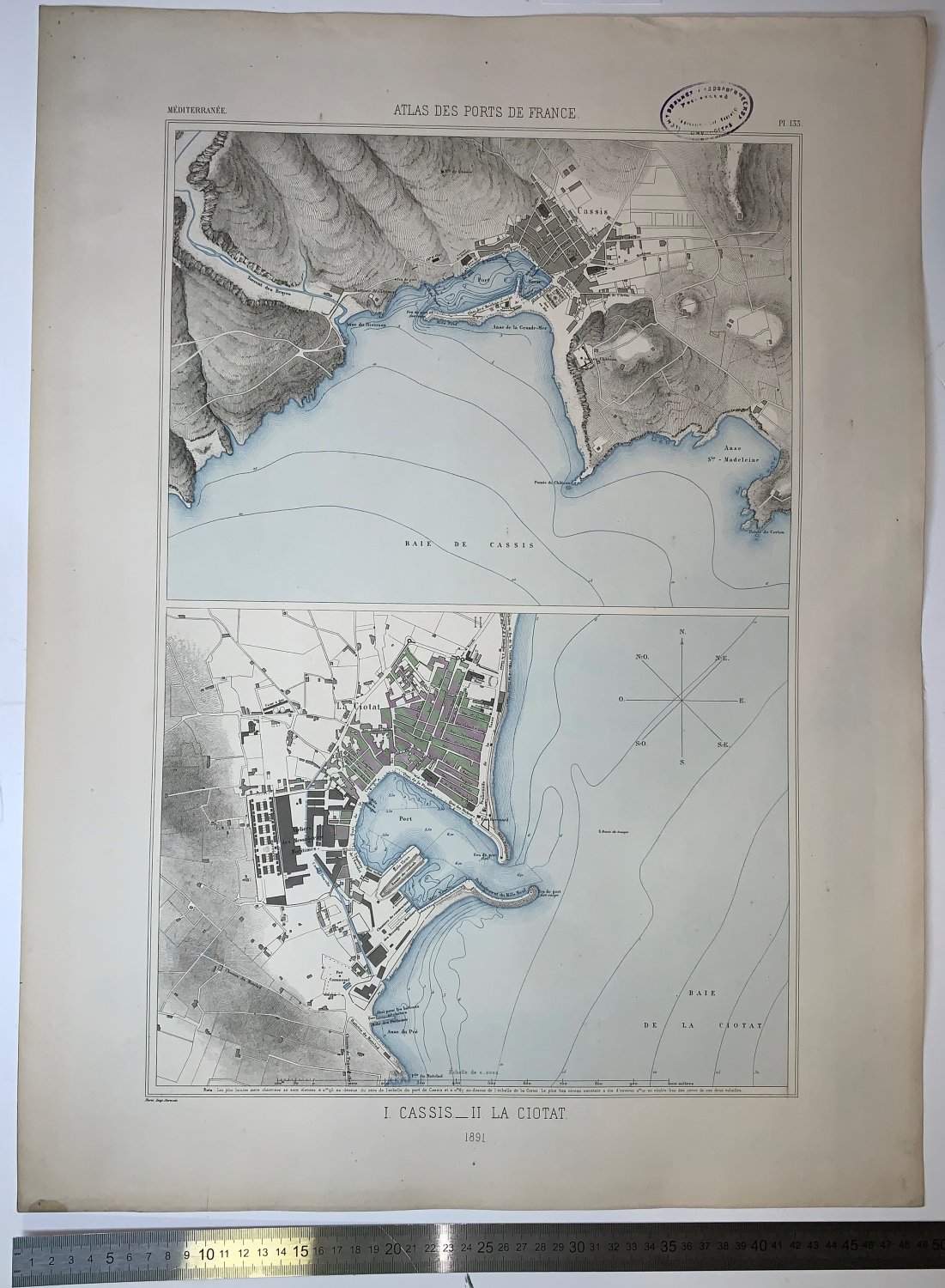 Atlas des ports de France. I. Cassis. II. La Ciotat