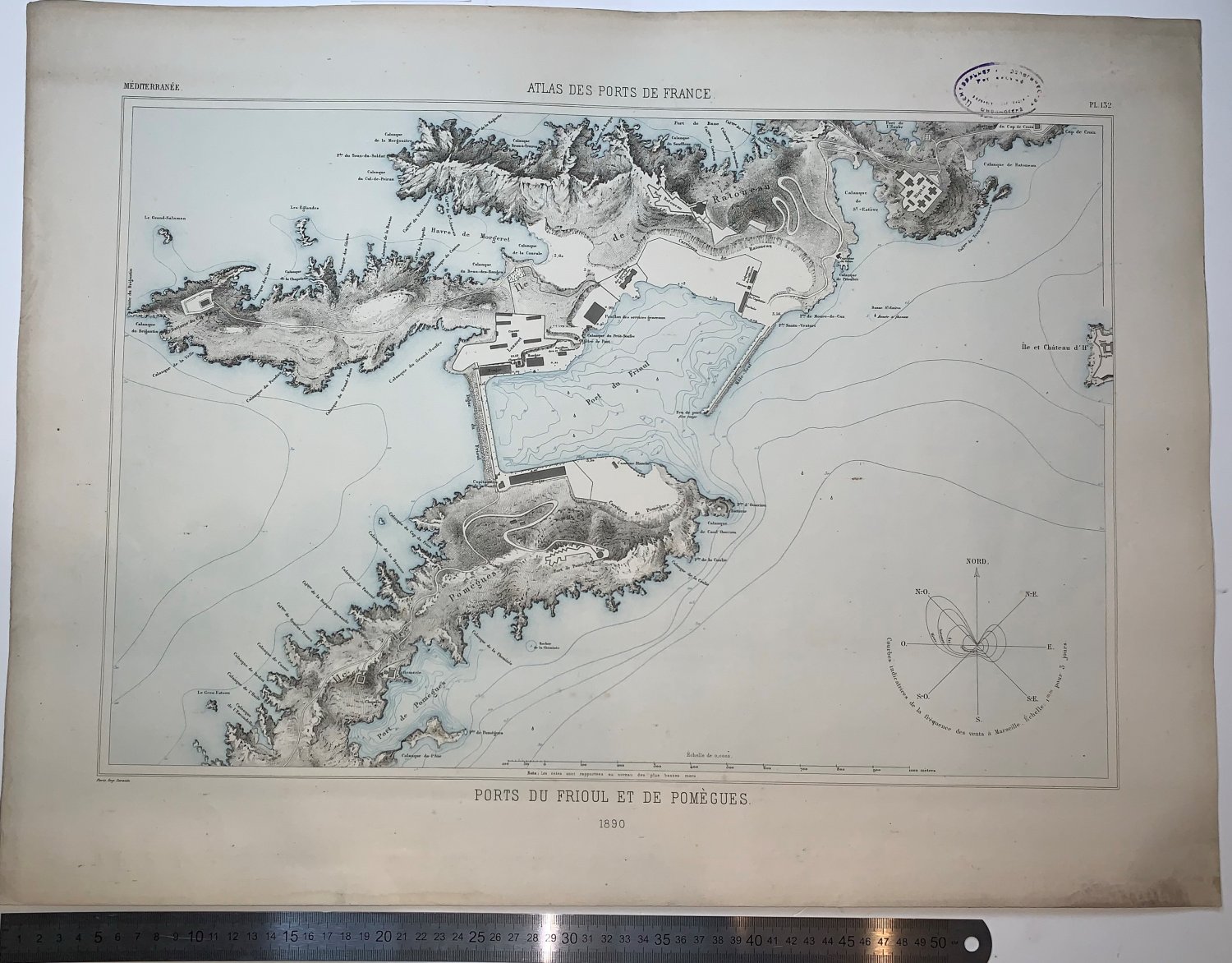 Atlas des ports de France. Ports du Frioul et de Ponegues