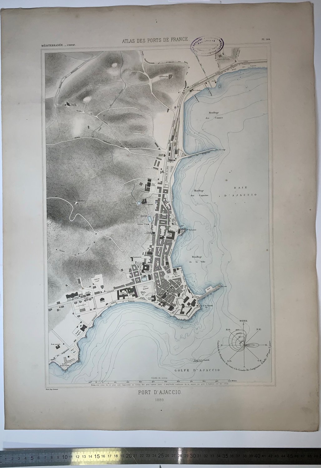 Atlas des ports de France. Port d'Ajaccio