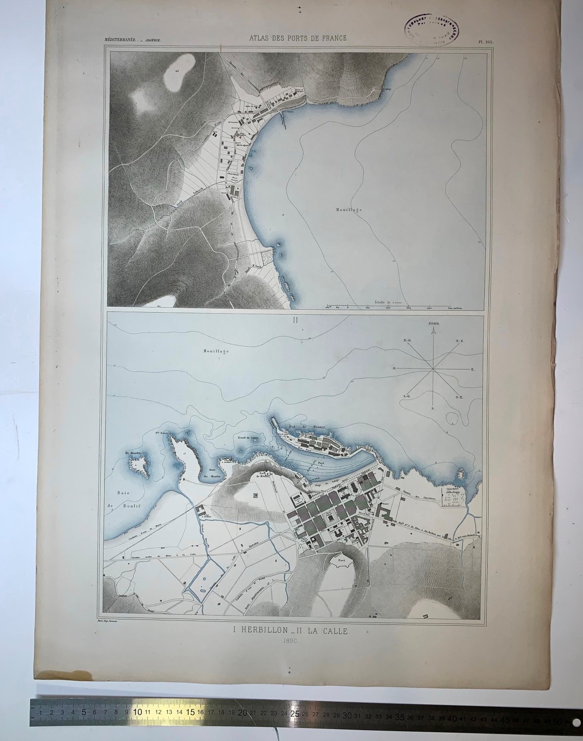 Atlas des ports de France. I. Herbillon. II. La Calle