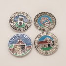 A set of Medzhybozhe badges, the grave of the Baal Shem Tov. 4 pieces, USSR 1990-91. Rare