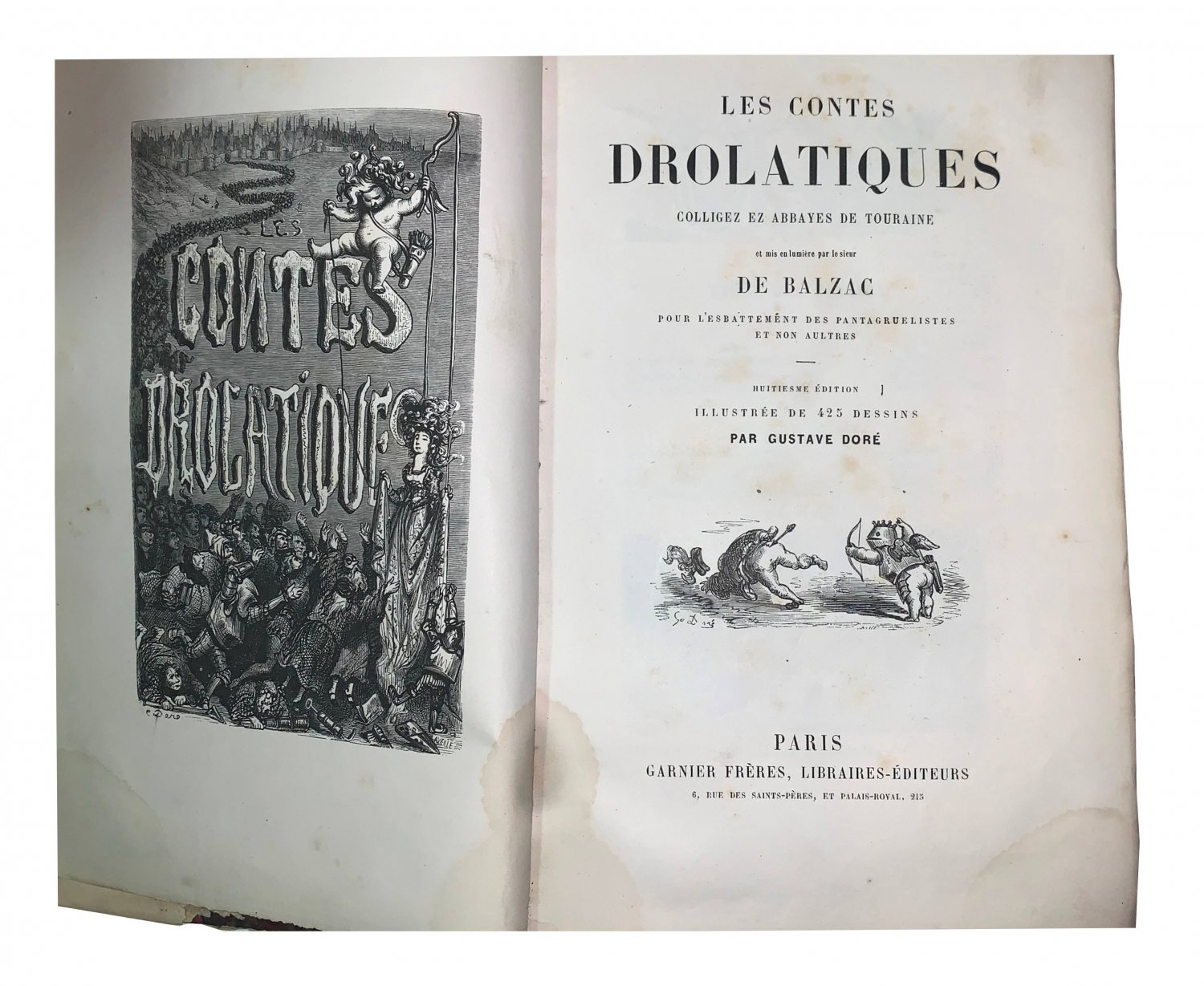 De Balzac, Les contes drolatiques, Paris, Il Gustave Dore, 8th edition In French